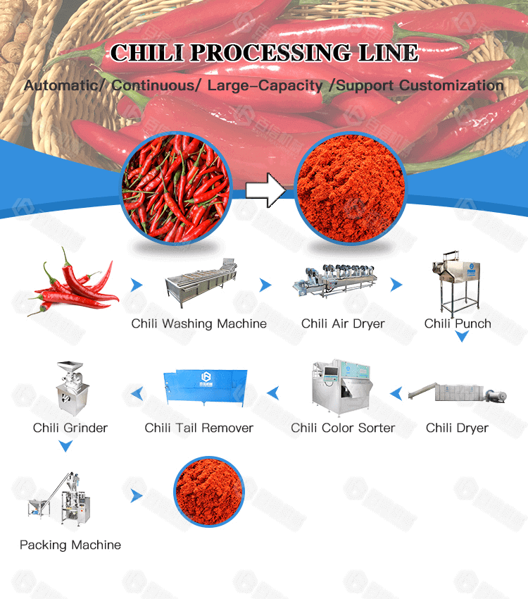 Chilli Powder Production